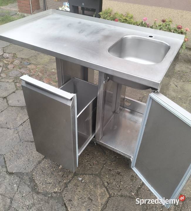 Zlew gastronomiczny 1komorowy zabudowany z Gastronomia Słupia Kapitulna