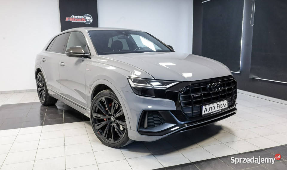 Audi Q8 50TDIQuattroPneumatykaSlinePakiet karbon kurtyny powietrzne Konstantynów Łódzki