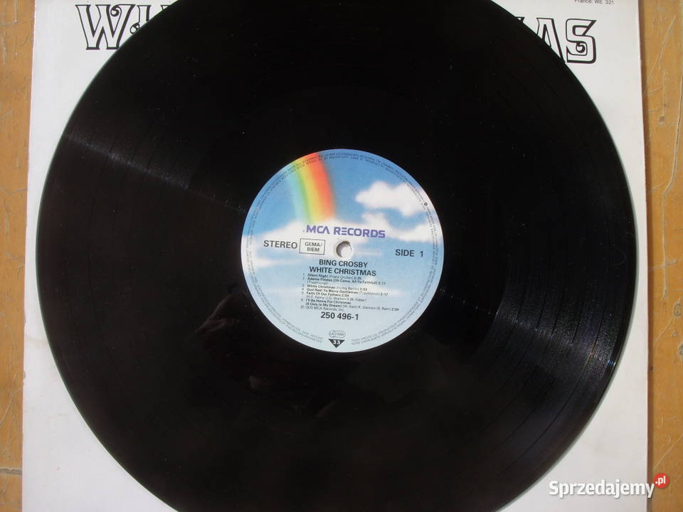 Koledy LP BING CROSBYWHITE CHRISTMAS 1970 płyta winylowa Wołów