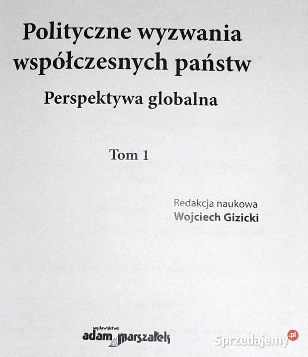 Polityczne wyzwania współczesnych państw Chełm sprzedam