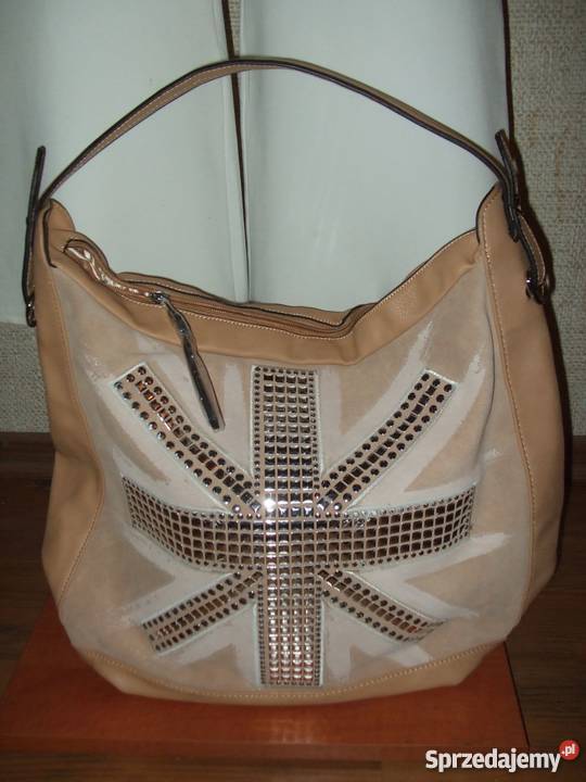 TOREBKA NOWA DUŻA SKÓRA EKO ZAMSZ PREZENT kolorowy