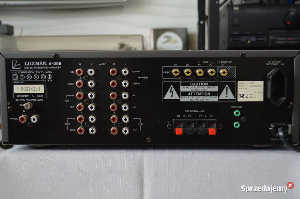 LUXMAN Wzmacniacz A005 System Midi 36 Usterka Haczów