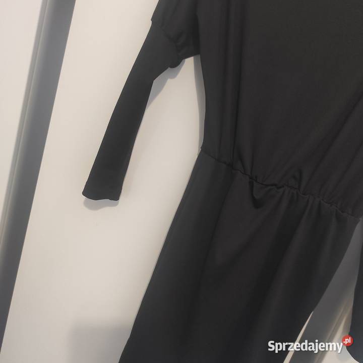 Czarna sukienka z chokerem S36 Daleszyce sprzedam