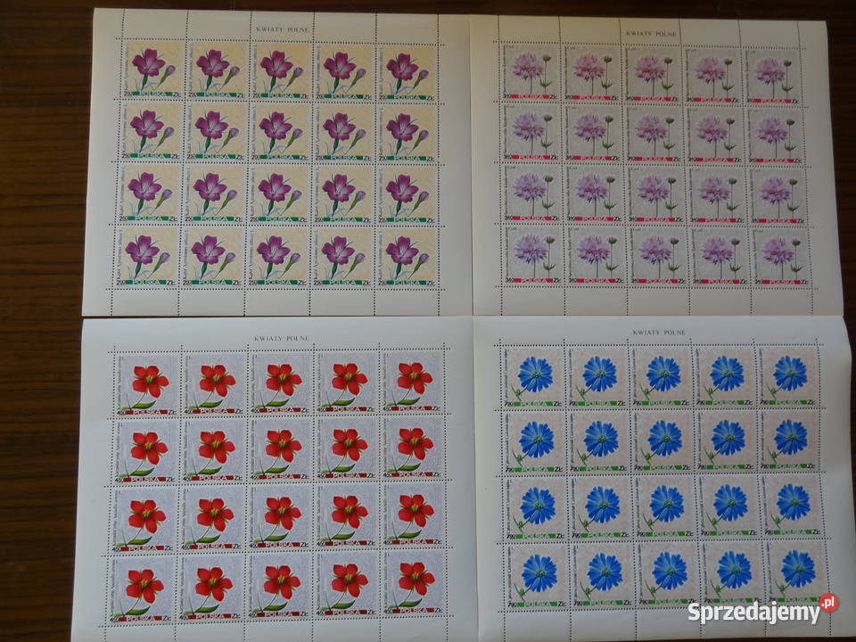 Znaczki pocztowe Polska Fi 16341642 Ark