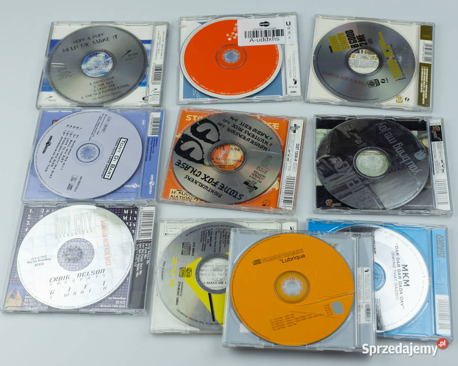 Zestaw 10 płyt CD house dance maxi single Tony Łuków sprzedam
