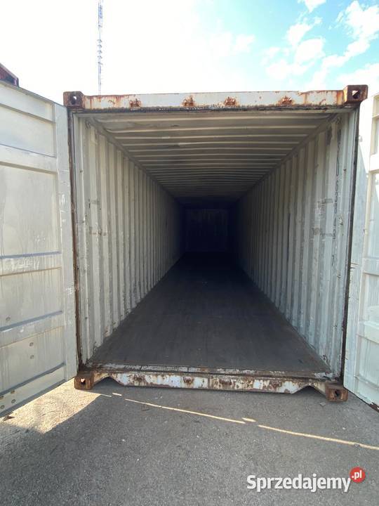 Kontener morski 40HC sprzedaż z placu transport