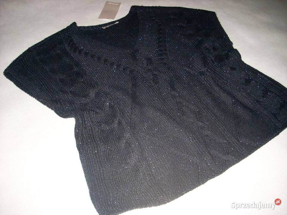 NOWA kamizelka sweter Srebrna nitka38 40 42 Odzież damska małopolskie Nowy Sącz
