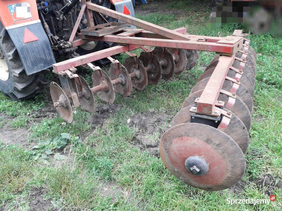 Brona talerzowa talerzówka Polmot U364 2x9 20m nieuszkodzony łódzkie