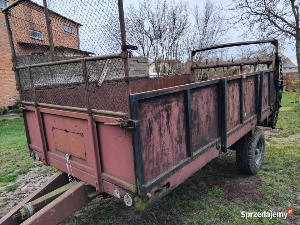 Rozrzutnik obornika 35t jednoosiowy transport Bełchatów sprzedam