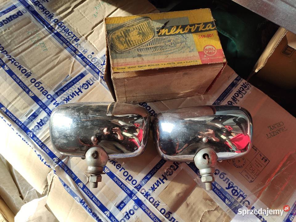 Halogeny żółte chrom retro Pal Czechoslowacja Kraków sprzedam