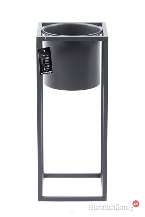 Kwietnik Metalowy Stojak z donicą 80 LOFT Sobienie-Jeziory