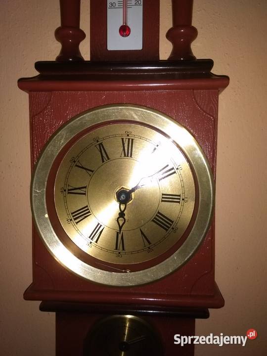 Zegar z termometrem i wilgotnomirzem Zegary śląskie