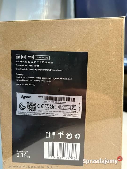NOWA W FOLII Suszarka Dyson Supersonic do włosów Lublin