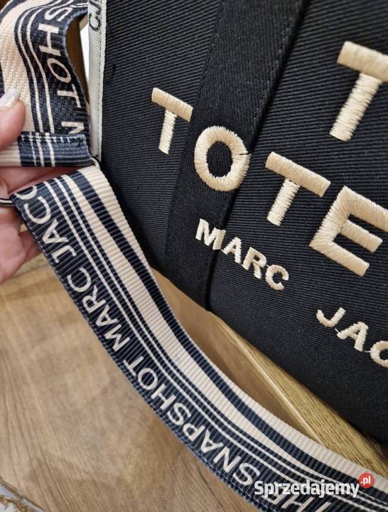 Torebka The tote bag Marc jacobs pojemna czarna 28cm Września