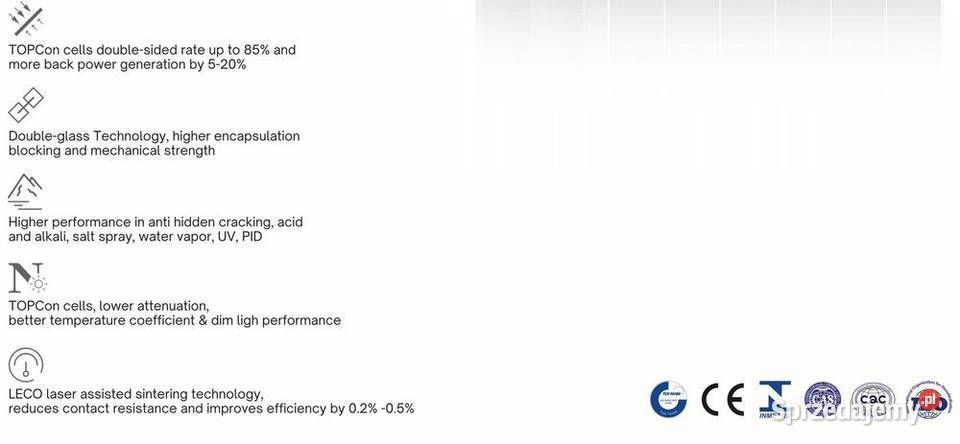 Panel Fotowoltaiczny DAH Solar 710W Bifacial małopolskie