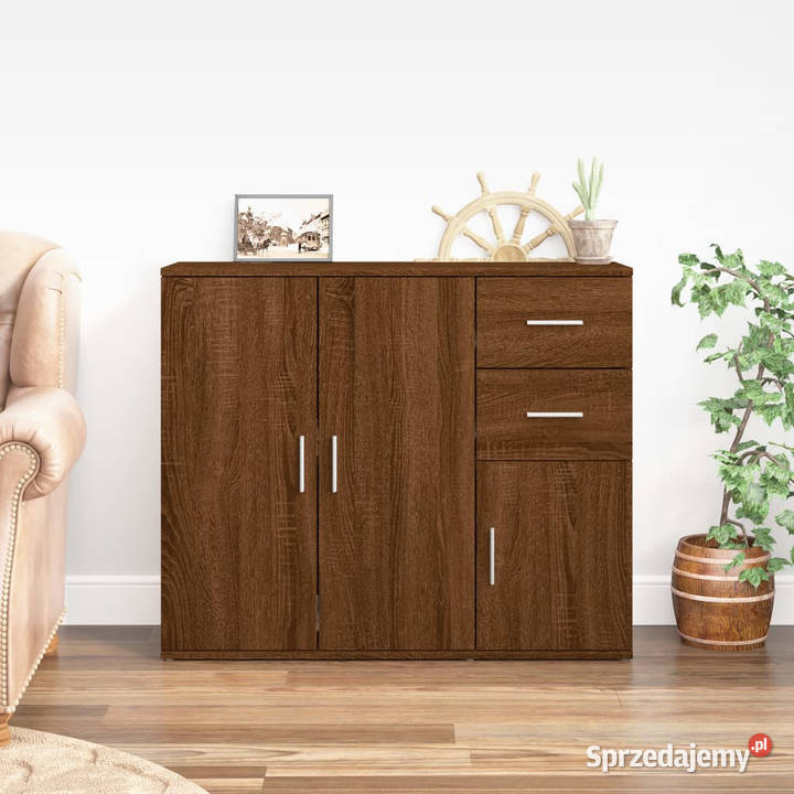 Szafka brązowy dąb 91x295x75 materiał Warszawa