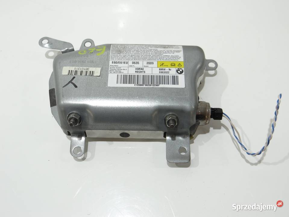 PODUSZKA AIRBAG DRZWI PRAWY PRZÓD BMW E60 E61 Strzyżewice