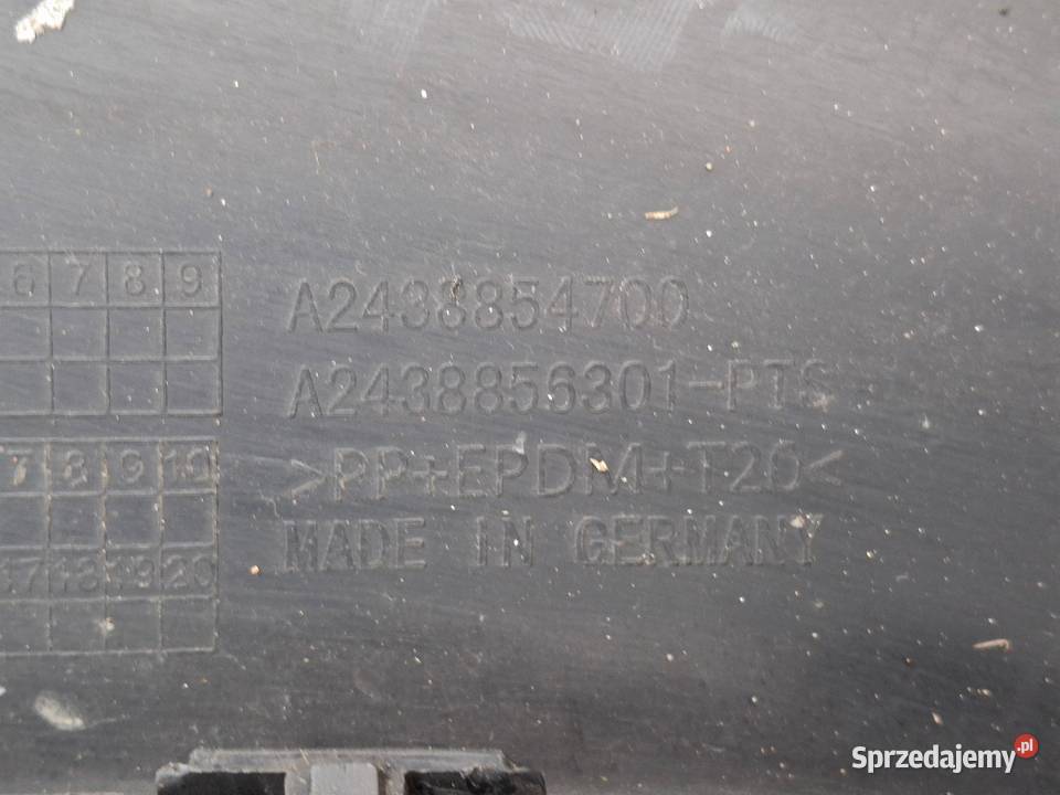 MERCEDES EQB X243 W243 ZDERZAK PRZÓD PRZEDNI PDC lubuskie Bieleń