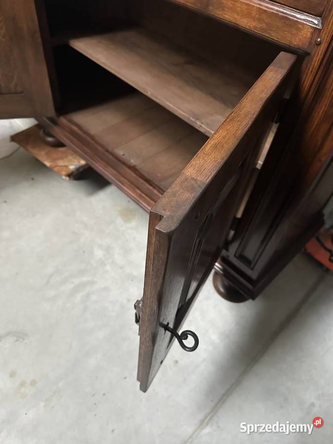 Masywna ciężka dębowa komoda 100 lite drewno 235 Komody sprzedam