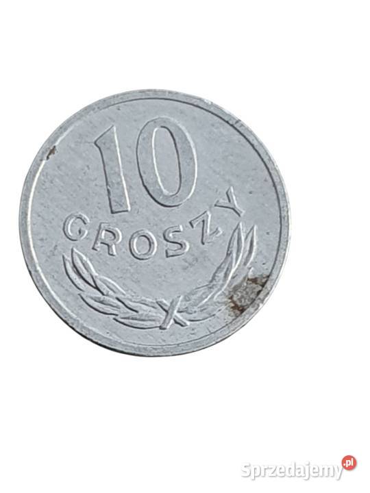 Stara moneta Polska 10 groszy 1980 unikat antyk Cieszyn