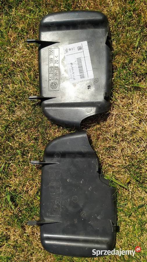 BMW E46 osłony zaślepki wlotu powietrza