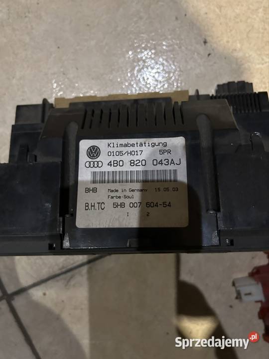 Panel klimatyzacji Audi A 6 C5 4B0820043AJ małopolskie Kęty