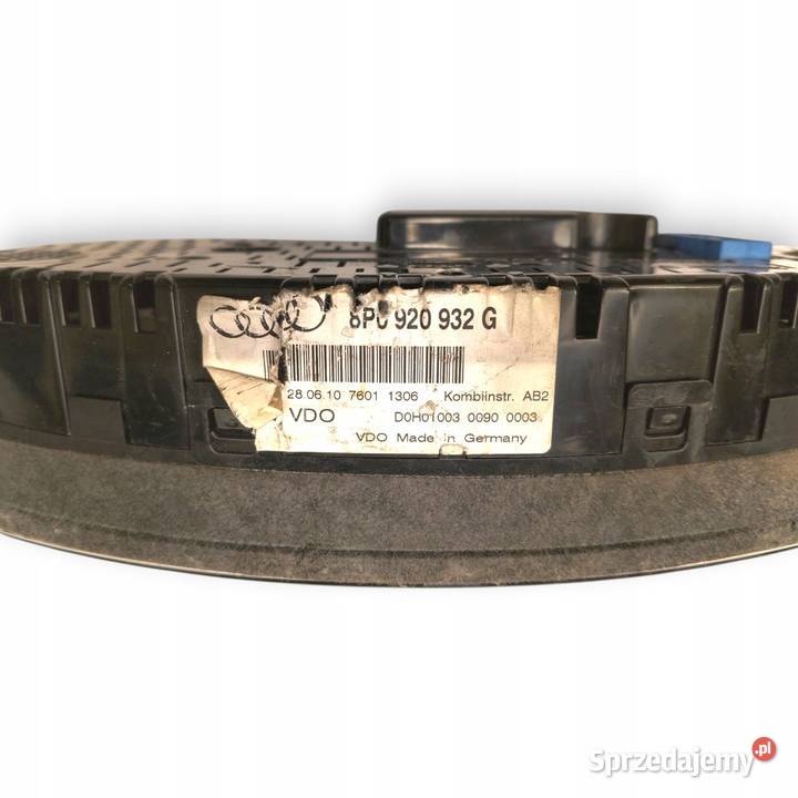 LICZNIK ZEGARY 8P0920932G Audi A3 8P LIFT 20 TDI