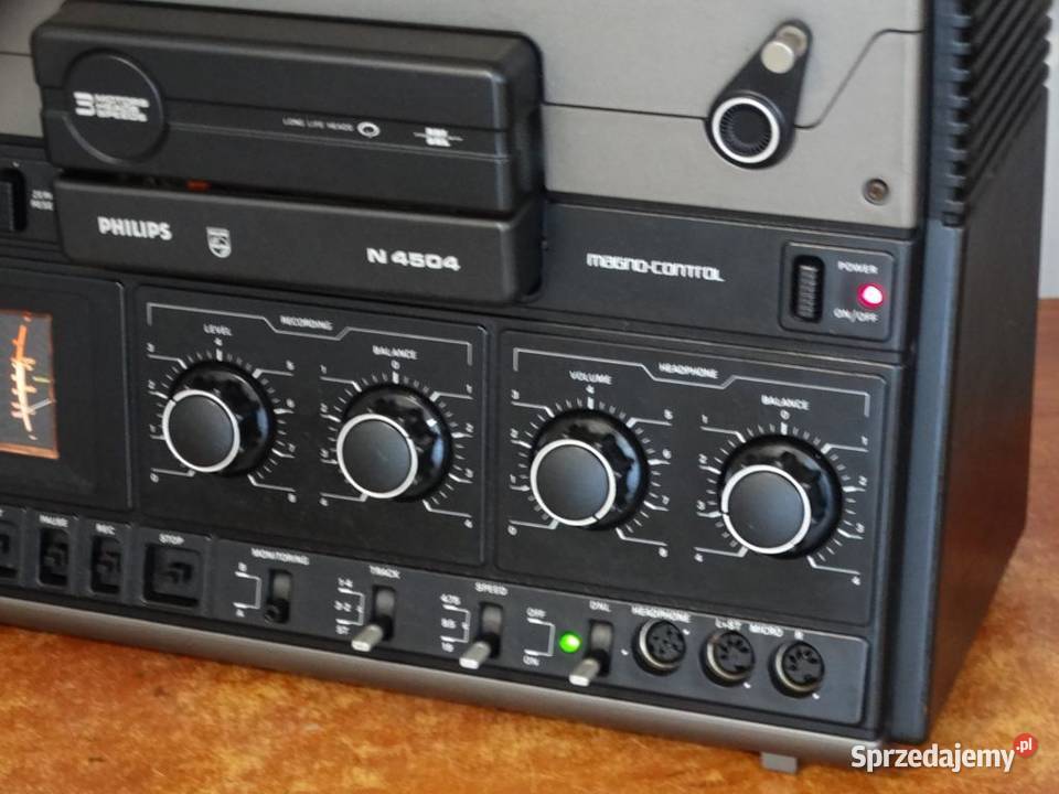 Magnetofon szpulowy Philips N4504 WYSYŁKA Jasło