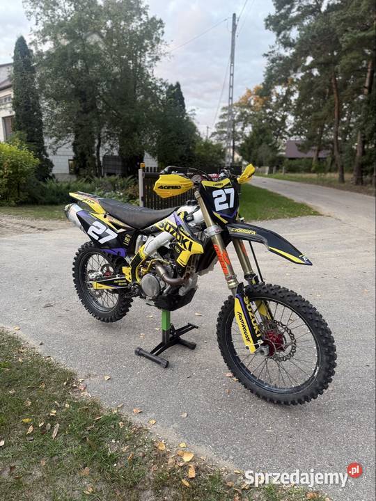 Cross Suzuki Rmz 450 2014 wtrysk HGS akcesoryjne Ostrołęka