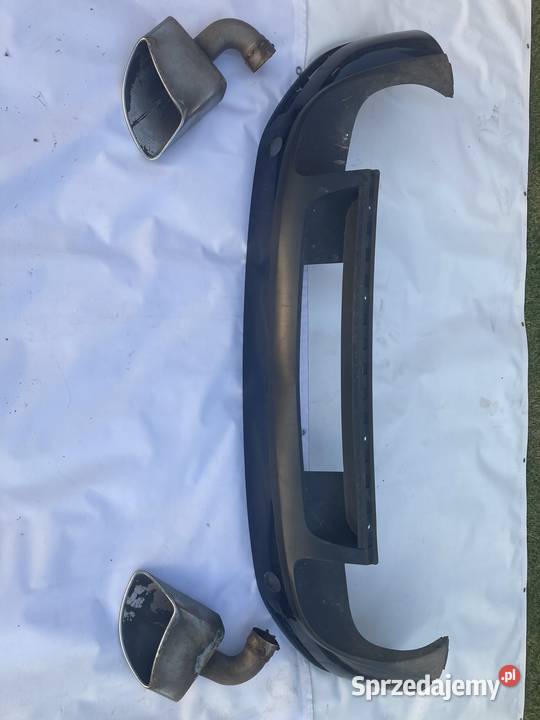 Tylny zderzak z tłumikami do Vw Touareg 7P 7P6 zderzaki małopolskie Skawina sprzedam