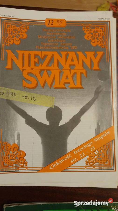 NIEZNANY ŚWIAT czasopismo 1991 roku 37
