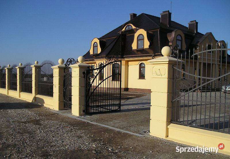 Ogrodzenia Boniowane słupki murki Stylowe