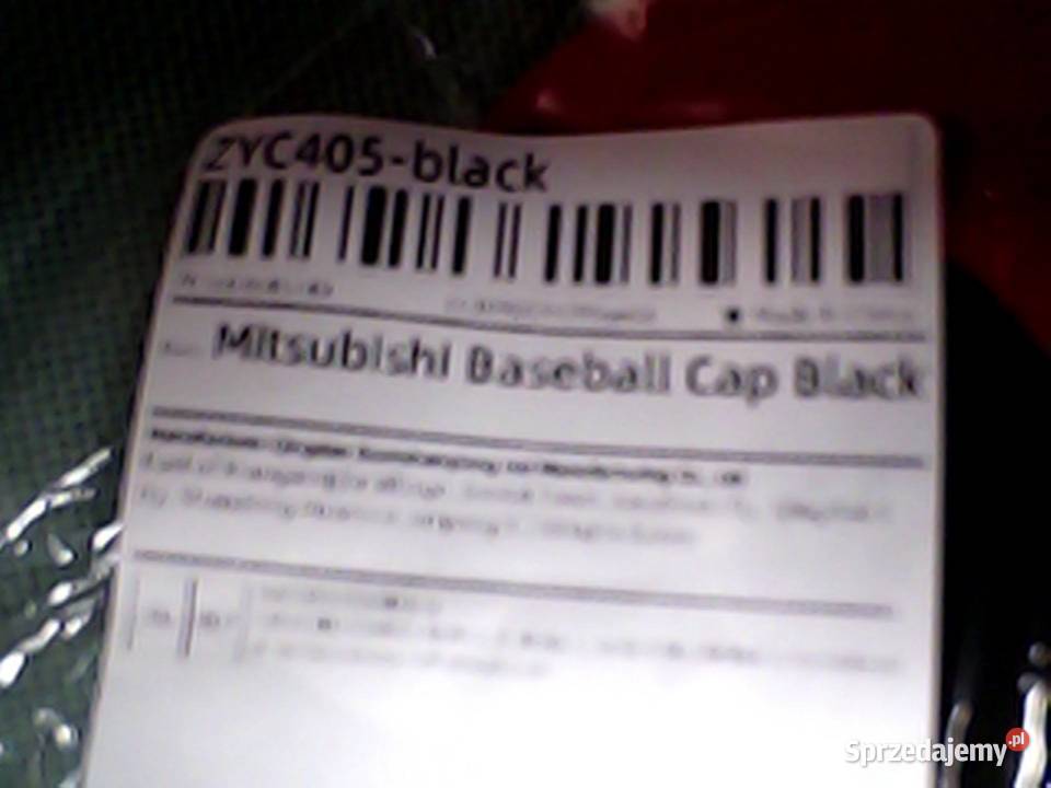 Czapka firmowa MITSUBISHI MOTORS haftowana Nakrycia głowy Warszawa sprzedam