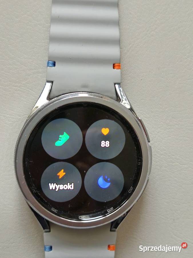 srebrny zegarek smartwatch Samsung Galaxy Watch Częstochowa