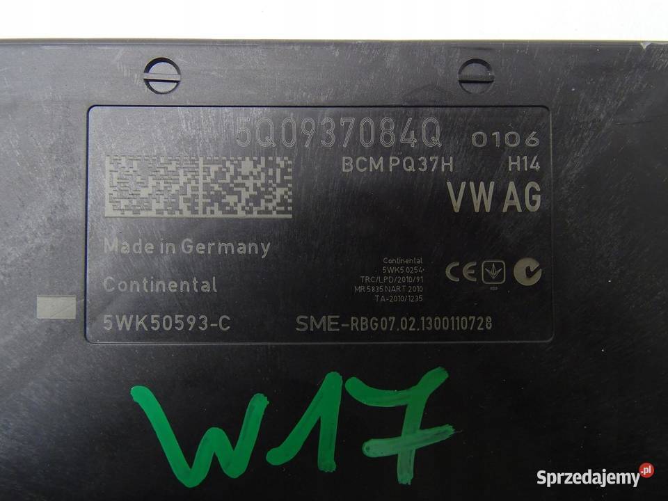 MODUŁ KOMFORTU BCM 5Q0937084Q VW GOLF VII LEON sprzedam