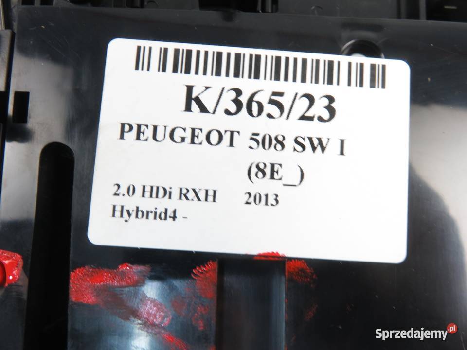 KLIMATRONIK PEUGEOT 508 SW I 98023793 osobowe