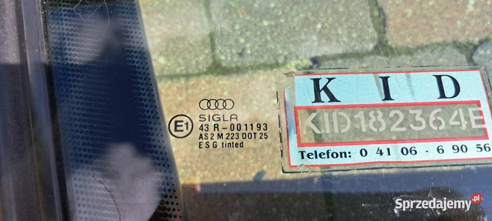 Podnośnik szyby elektryczny ramka szyba przednia Przednie Luzino