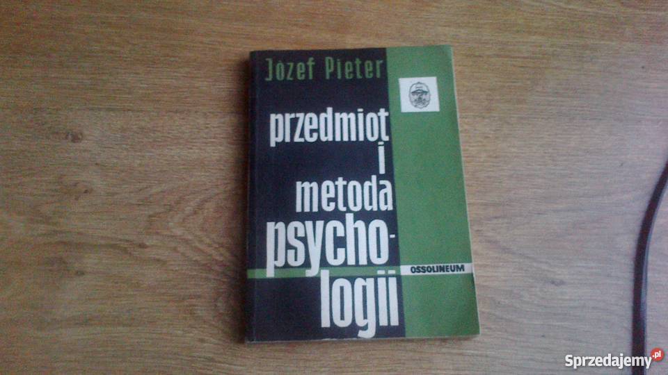 Przedmiot i metoda psychologii-Pieter