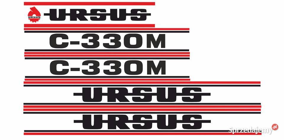 Napis ursus naklejki C330 M C330 M komplet Kamionna