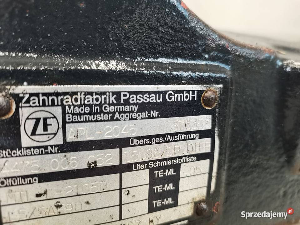 Belka mostu napędowego Deutzfahr 620 Agrotron ZF wielkopolskie Wilkowo