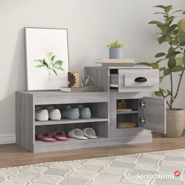 Szafka na buty szary dąb sonoma 100x42x60 mazowieckie Warszawa sprzedam