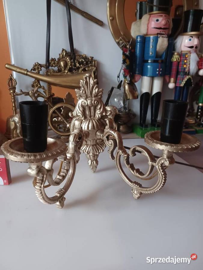 Kinkiet mosiężny wielkopolskie Poznań