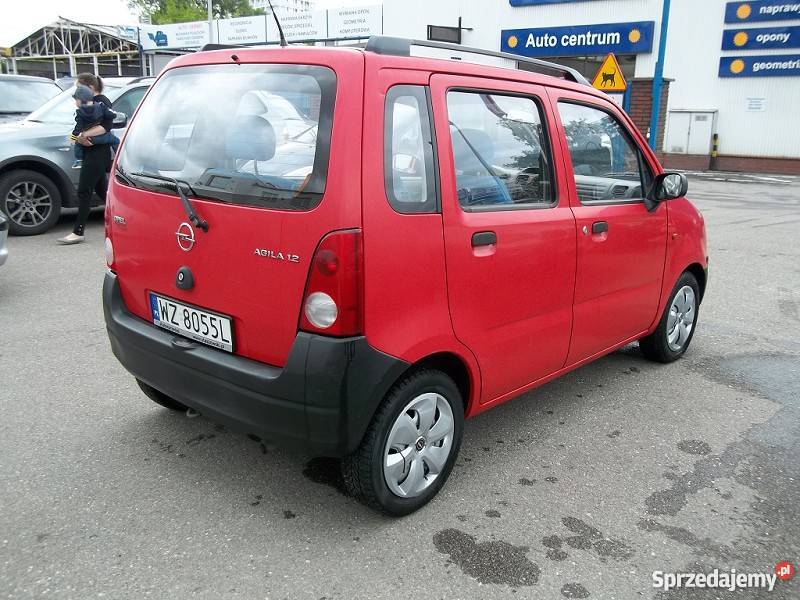 Opel Agila A czerwony Warszawa