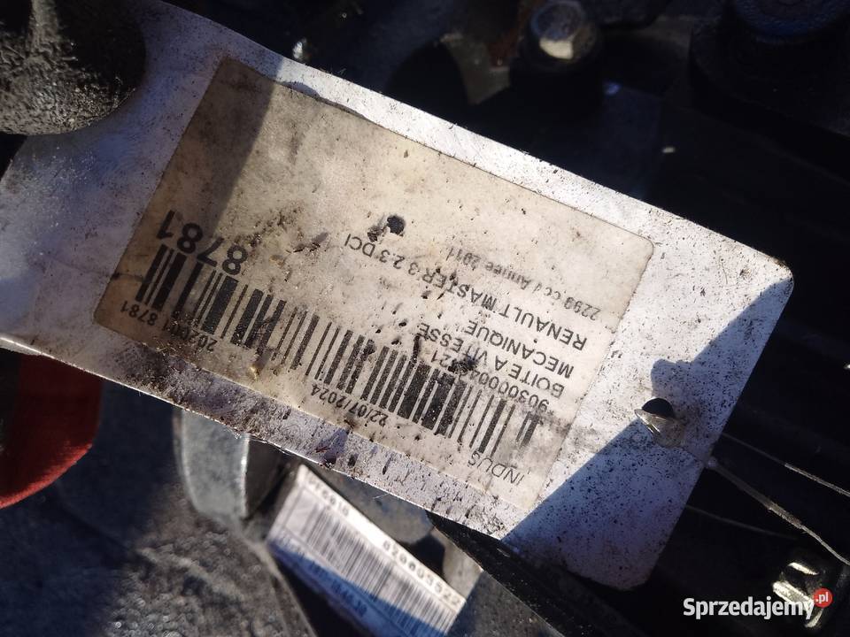 Skrzynia biegów 6 Renault Master 2010r Sandomierz