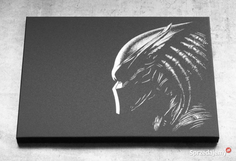 Grawerka Oryginalny obraz na blasze Predator sprzedam