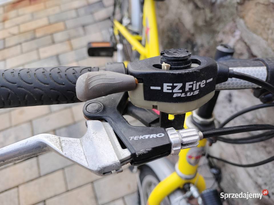 Żółty rower dziecięcy cilo team junior Urszulin