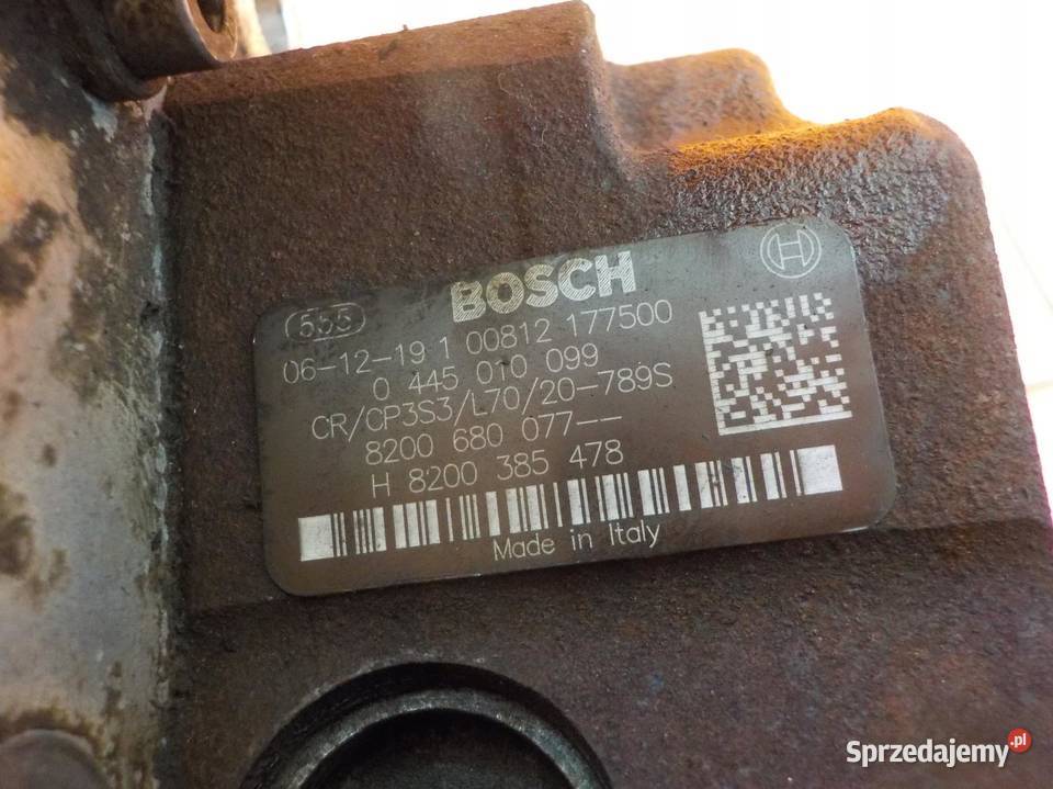 VIVARO TRAFIC PRIMASTAR 20 DCI 09r pompa Pompy wtryskowe Suków