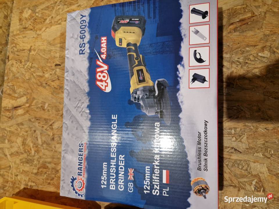 SZLIFIERKA KĄTOWA AKUMULATOROWA 48V40Ah Głogowa sprzedam