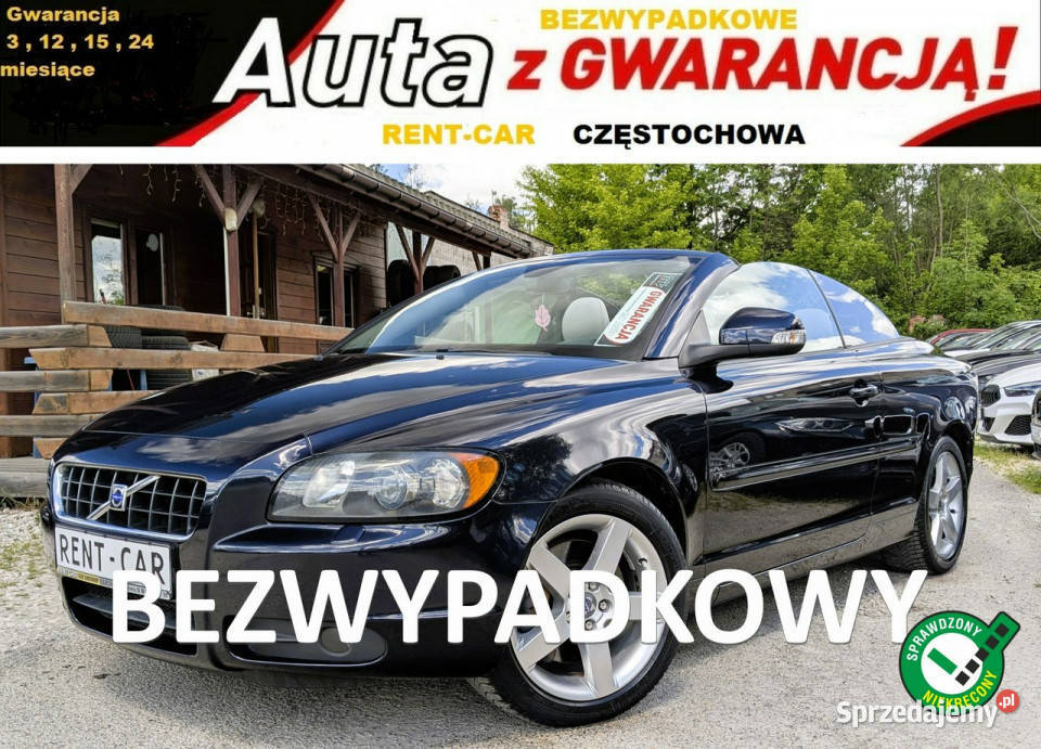 Volvo C70 20D136OPŁACONYBezwypadkowy Klimatronik 210586km śląskie Częstochowa