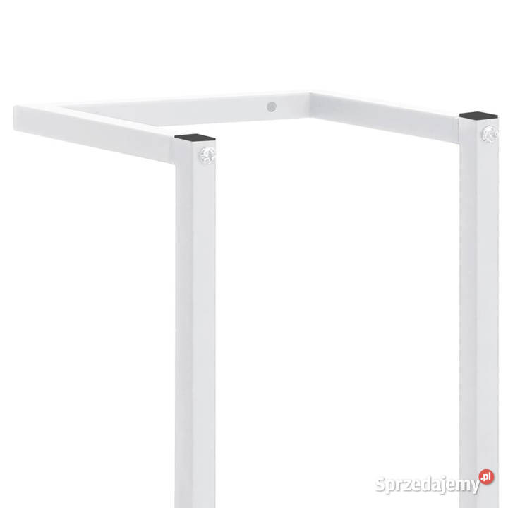 Stojak na ręcznik biały 25x20x95 stalowy Warszawa